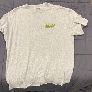 Cabela's Light Gray Men's Short Sleeve Tee